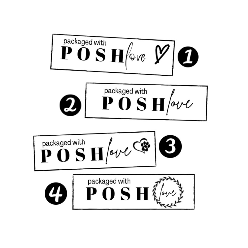 40 PCS Packed w/ POSH LOVE🖤 Stickers